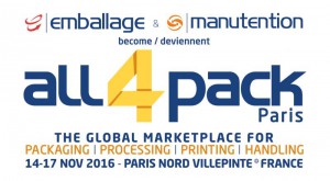 Выставки EMBALLAGE & MANUTENTION становятся ALL4PACK Paris