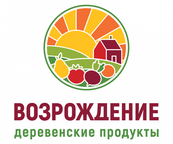 Ооо продукты. Возрождение Деревенские продукты. Деревенские продукты лого. Логотип сельских продуктов. ООО Деревенские продукты.